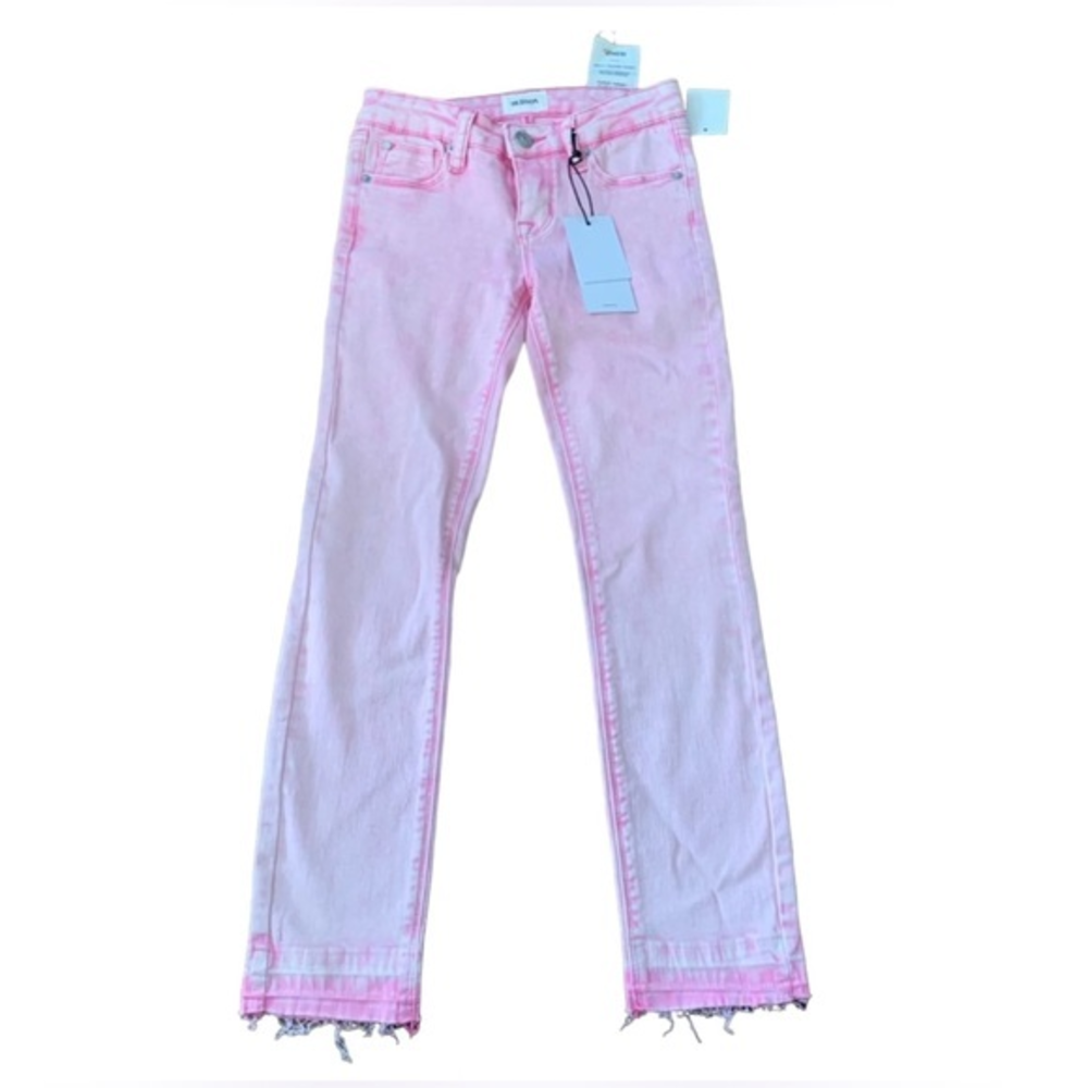 NWT Hudson pink ankle skinny jeans size 10‎